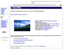 Tablet Screenshot of powerwiki.cz